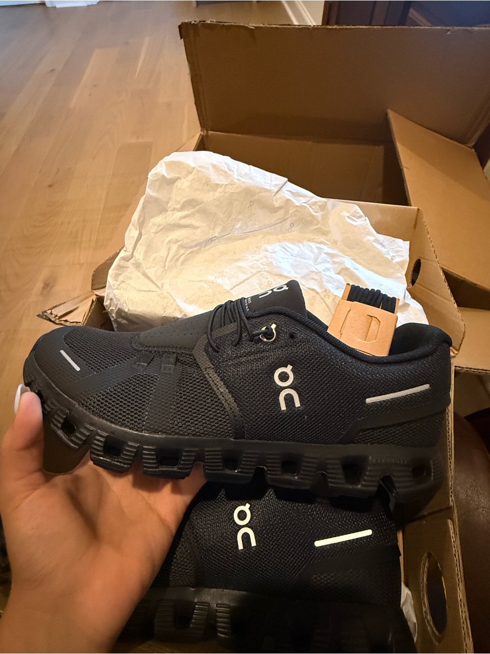 On Running Women’s Cloud X5 Black Athletic Shoe